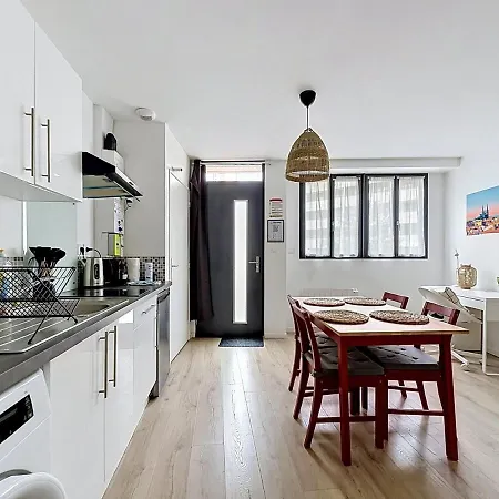 T1 Bis Moderne & Cosy Au Rdc - 4 Pers - Centre דירה *